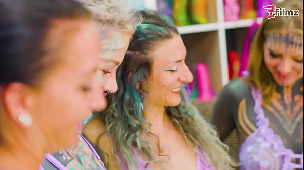 Lesbian Orgy – Anal & Squirt – Tattooed Girls Filling Each Other’s Holes and Licking Pussy – ATM, Gapes, Squirting
