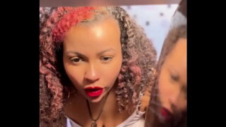 Giantess BBW Ebony Fart and Vore Fantasy with Tiny Husband