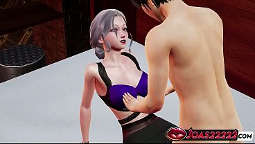 Sexy Anime Girl Bai Yi 3D Animation: POV Big Tits Massage with Moans, Tight Ass Licking and Stretching, Pussy Licking Standing Near Wall Leading to Squirt – Rule34 Hentai