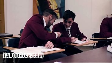 Big Tits Mature Teacher Gangbanged In The Classroom