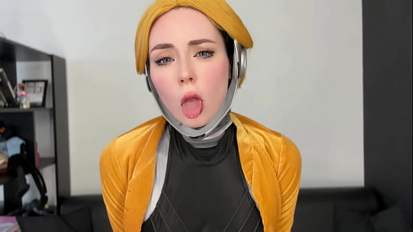 Robot Ballerina from Atomic Heart Fucks Pussy with Big Dildo & Anal Masturbates Vibrator