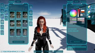 Cyberomance – Alpha VR rig character test