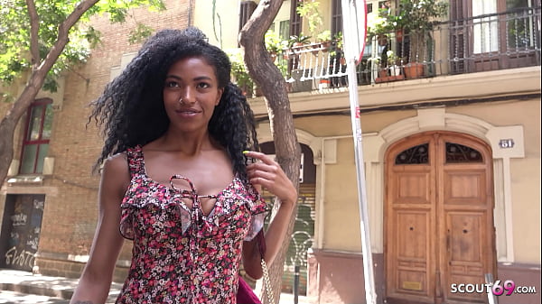 GERMAN SCOUT – FIT BROWN TEEN WITH HUGE SAGGY BOOBS TALK TO SEX AT MODEL JOB