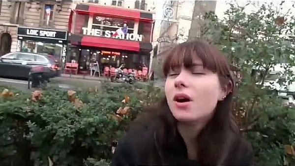 Luna Rival a pretty brunette teen is doing