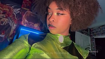 Sexy Ebony Shego Cosplay sex toy review